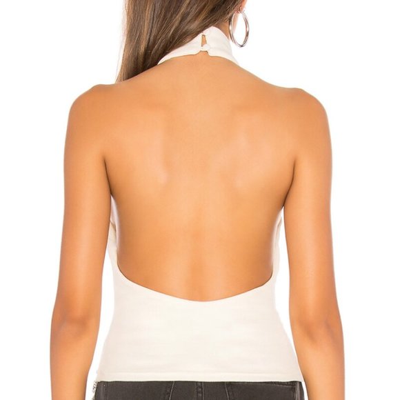 Revolve Ribbed Halter Top - Picture 2 of 5